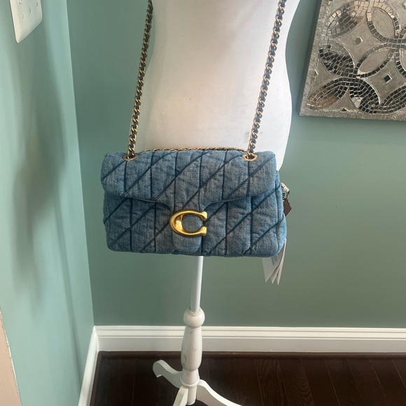 NWT Coach Quilted Denim Tabby 26 - Picture 5 of 16